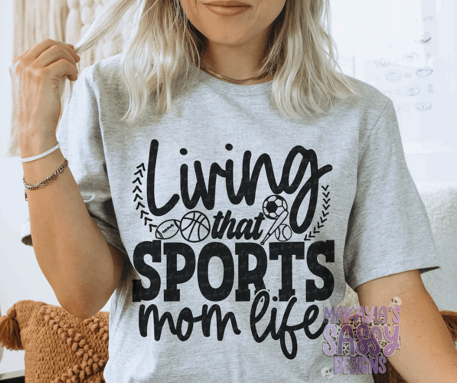 Living That Sports Mom Life Tee